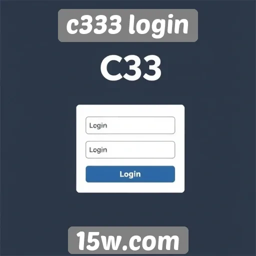 Características de acessibilidade do c333 login
