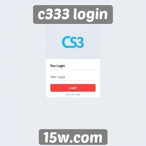 Análise das funcionalidades do site c333 login