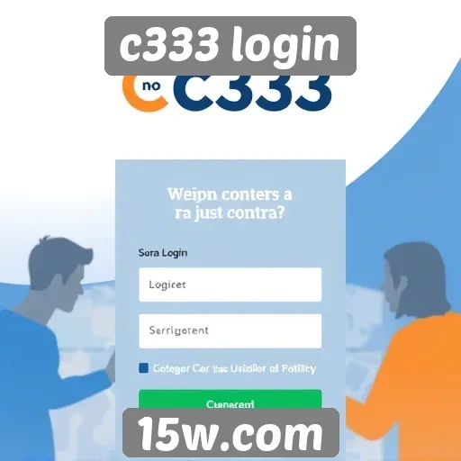 Guia de cadastro no c333 login para novos usuários